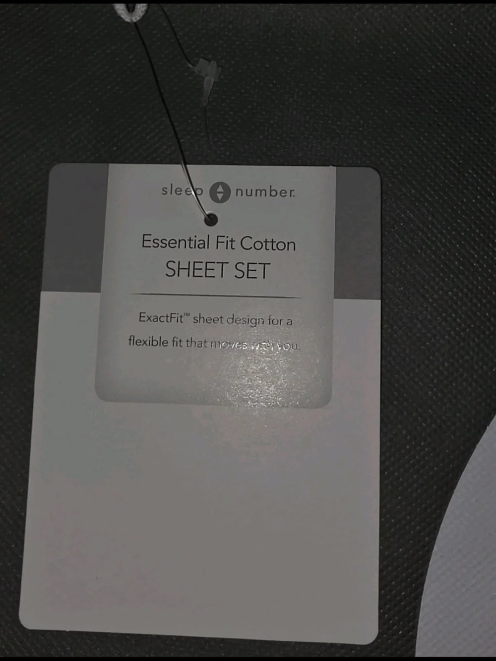 Sleep Number Essential Fit Cotton Split Eastern King White Sheet Set